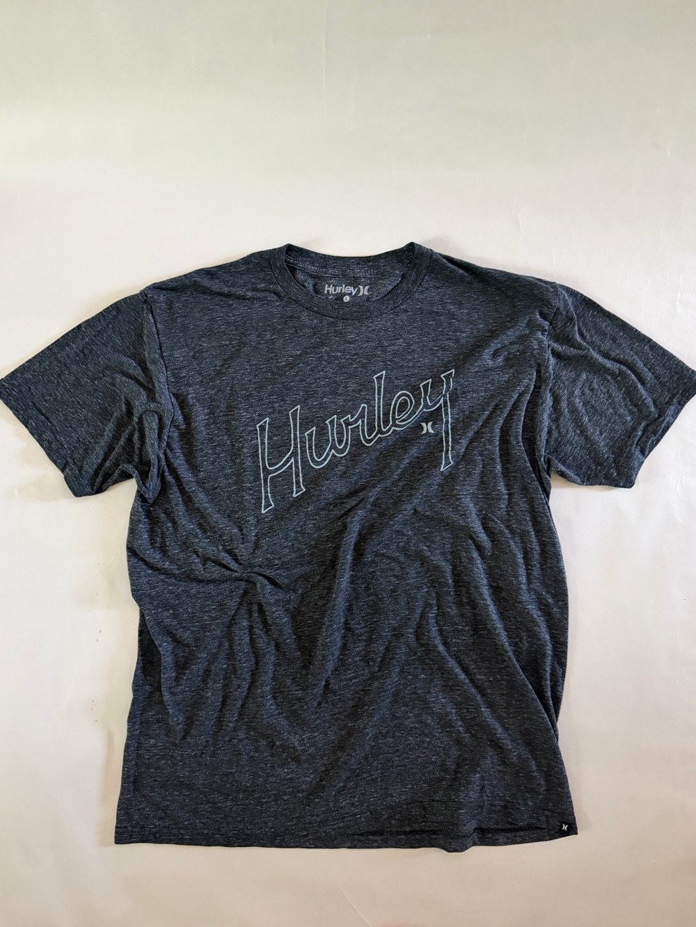 Men's Hurley Short-Sleeve Crew Neck T-Shirt — Charcoal